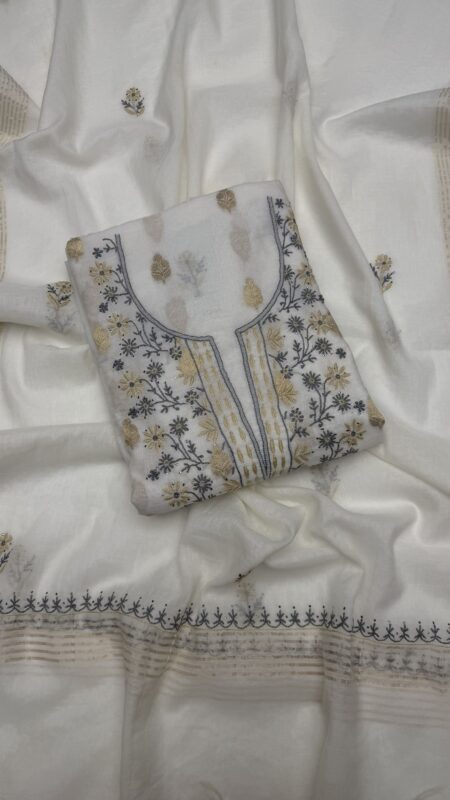 mukaish kurta dupatta set