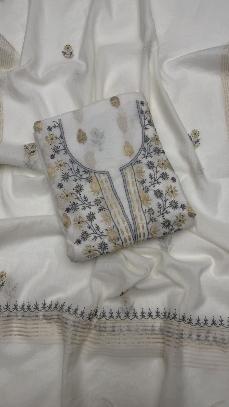 mukaish kurta dupatta set