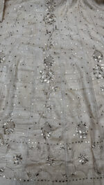 DYEABLE PURE & PREMIUM TUSSAR SILK MUKAISH ANARKALI & DUPATTA SET - Image 5