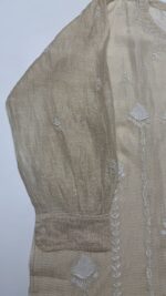 DYEABLE PURE & PREMIUM TISSUE CHIKANKARI CO-ORD SET - Image 3