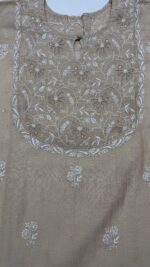 DYEABLE PURE & PREMIUM TISSUE CHIKANKARI CO-ORD SET - Image 2