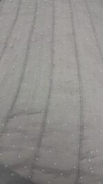 ONION PINK PURE & PREMIUM TISSUE CHIKANKARI ANARKALI & DUPATTA SET - Image 5