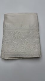 DYEABLE CHANDERI SILK CHIKANKARI CO-ORD SET - Image 6