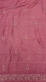 PINK PURE & PREMIUM MONGA SILK CHIKANKARI MEN'S KURTA FABRIC - Image 7