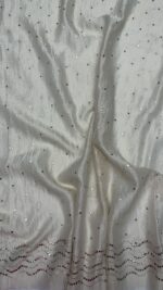 DYEABLE PURE & PREMIUM TISSUE MUKAISH ANARKALI & DUPATTA SET - Image 2