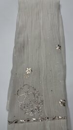 DYEABLE CHANDERI MUL MUKAISH CO-ORD SET - Image 6