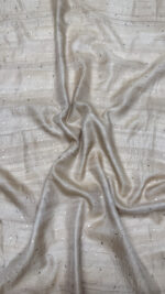 DYEABLE PURE & PREMIUM TUSSAR SILK MUKAISH ANARKALI & DUPATTA SET - Image 2
