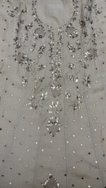 DYEABLE PURE & PREMIUM MONGA SILK MUKAISH ANARKALI & DUPATTA SET - Image 3