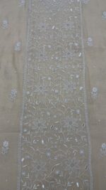 DYEABLE PURE & PREMIUM TISSUE CHIKANKARI KURTA & DUPATTA SET - Image 5