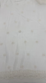 DYEABLE PURE & PREMIUM GEORGETTE CHIKANKARI MEN'S KURTA FABRIC - Image 6