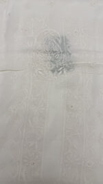 DYEABLE PURE & PREMIUM GEORGETTE CHIKANKARI MEN'S KURTA FABRIC - Image 5
