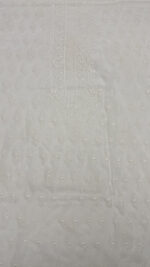 DYEABLE PURE & PREMIUM GEORGETTE CHIKANKARI MEN'S KURTA FABRIC - Image 2