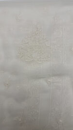 DYEABLE PURE & PREMIUM GEORGETTE CHIKANKARI MEN'S KURTA FABRIC - Image 6