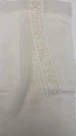 DYEABLE PURE & PREMIUM GEORGETTE CHIKANKARI MEN'S KURTA FABRIC - Image 7