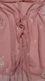 CORAL PURE & PREMIUM GEORGETTE CHIKANKARI KURTA & DUPATTA SET - Image 2
