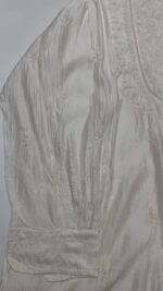 DYEABLE CHANDERI MAHESHWARI CHIKANKARI CO-ORD SET - Image 3