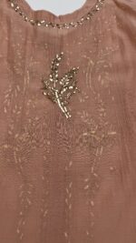 RUST BROWN CHANDERI MUL MUKAISH CO-ORD SET - Image 5