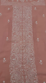 CORAL PURE & PREMIUM GEORGETTE CHIKANKARI KURTA & DUPATTA SET - Image 4
