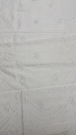 DYEABLE CHANDERI SILK CHIKANKARI & MUKAISH MEN'S KURTA FABRIC - Image 5