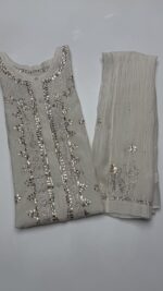 DYEABLE CHANDERI MUL MUKAISH CO-ORD SET