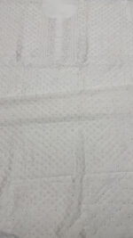 DYEABLE CHANDERI SILK CHIKANKARI & MUKAISH MEN'S KURTA FABRIC - Image 4