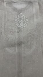 DYEABLE PURE & PREMIUM TISSUE CHIKANKARI CO-ORD SET - Image 5