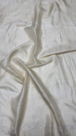 DYEABLE PURE & PREMIUM TUSSAR SILK CHIKANKARI KURTA & DUPATTA SET - Image 2