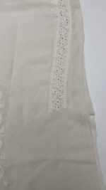 DYEABLE PURE & PREMIUM GEORGETTE CHIKANKARI & MUKAISH MEN'S KURTA FABRIC - Image 7