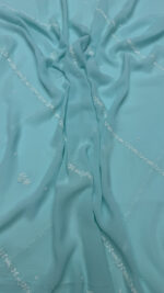 AQUA PURE & PREMIUM GEORGETTE CHIKANKARI KURTA & DUPATTA SET - Image 2