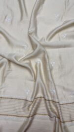 DYEABLE PURE & PREMIUM MONGA SILK CHIKANKARI KURTA & DUPATTA SET - Image 2