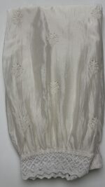 DYEABLE CHANDERI SILK CHIKANKARI & MUKAISH CO-ORD SET - Image 7