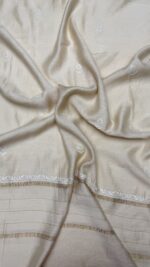 DYEABLE PURE & PREMIUM MONGA SILK CHIKANKARI KURTA & DUPATTA SET - Image 2