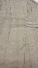 DYEABLE PURE & PREMIUM MONGA SILK CHIKANKARI ANARKALI & DUPATTA SET - Image 7