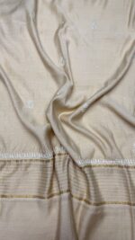 DYEABLE PURE & PREMIUM MONGA SILK CHIKANKARI ANARKALI & DUPATTA SET - Image 2