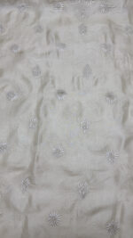 DYEABLE PURE & PREMIUM TUSSAR SILK CHIKANKARI KURTA & DUPATTA SET - Image 4