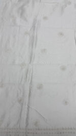 DYEABLE CHANDERI SILK CHIKANKARI MEN'S KURTA FABRIC - Image 8