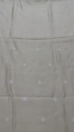 DYEABLE PURE & PREMIUM MONGA SILK CHIKANKARI MEN'S KURTA FABRIC - Image 5