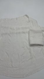 DYEABLE PURE & PREMIUM GEORGETTE CHIKANKARI ANARKALI & DUPATTA SET - Image 6
