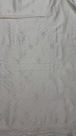 DYEABLE CHANDERI SILK CHIKANKARI MEN'S KURTA FABRIC - Image 6