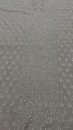 DYEABLE PURE & PREMIUM SILVER TISSUE CHIKANKARI KURTA & DUPATTA SET - Image 4