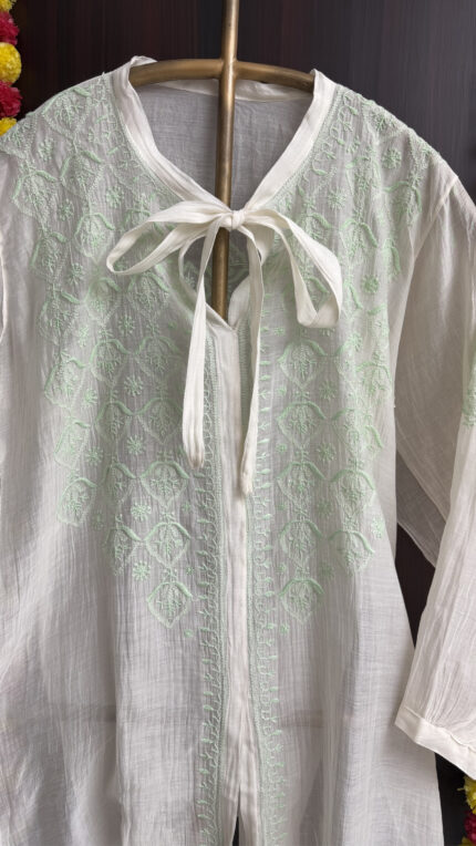 Color Thread Chikankari