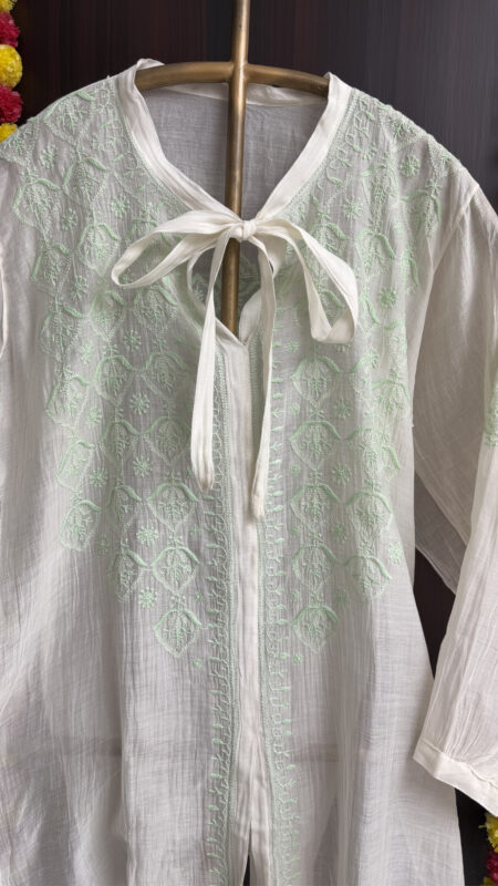 Color Thread Chikankari