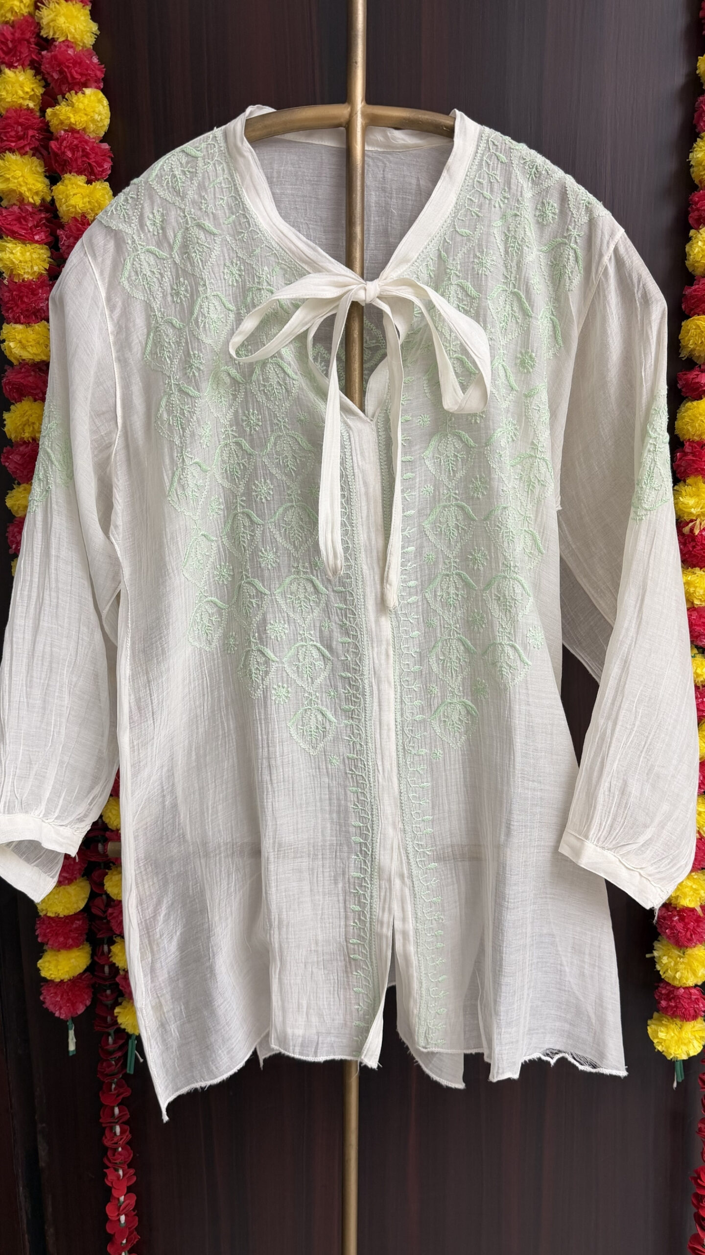 15 Color Thread Chikankari