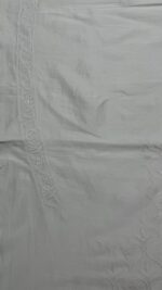 DYEABLE CHANDERI SILK CHIKANKARI MEN'S KURTA FABRIC - Image 7