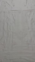 DYEABLE CHANDERI SILK CHIKANKARI MEN'S KURTA FABRIC - Image 5