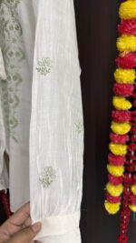 Color Thread Chikankari