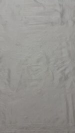 DYEABLE CHANDERI SILK CHIKANKARI MEN'S KURTA FABRIC - Image 5