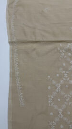 DYEABLE PURE & PREMIUM MONGA SILK CHIKANKARI MEN'S KURTA FABRIC - Image 8