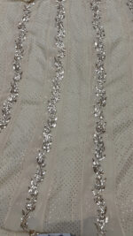 BISCOTTI YELLOW PURE & PREMIUMGEORGETTE MUKAISH ANARKALI & DUPATTA FABRIC SET - Image 3