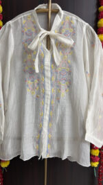 Color Thread Chikankari